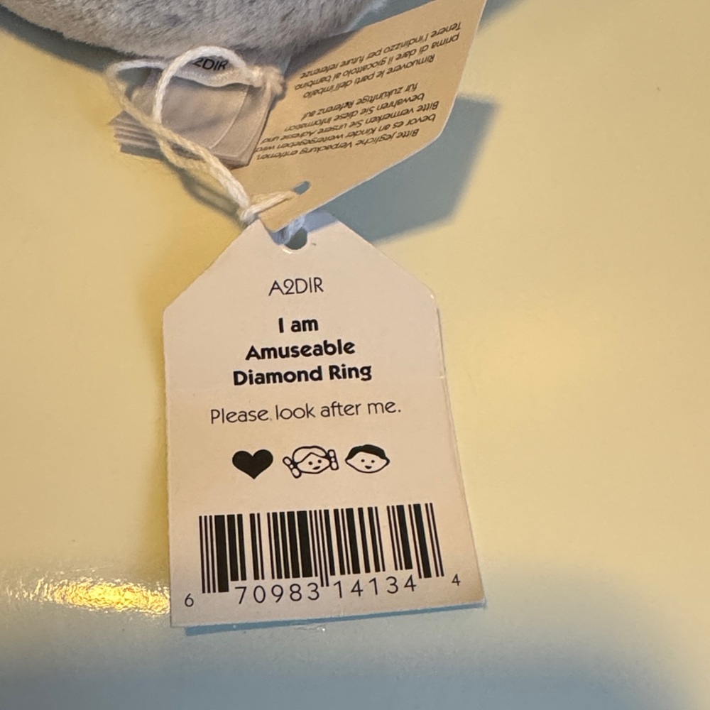 Jellycat Amuseables Diamond Ring Plush - Picture 8 of 10